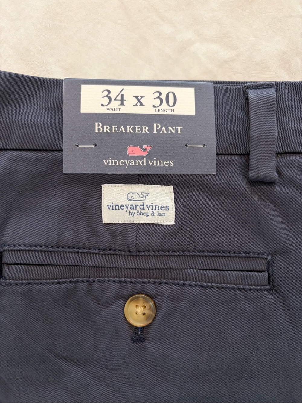 Vineyard Vines Men's Breaker Pant in Navy